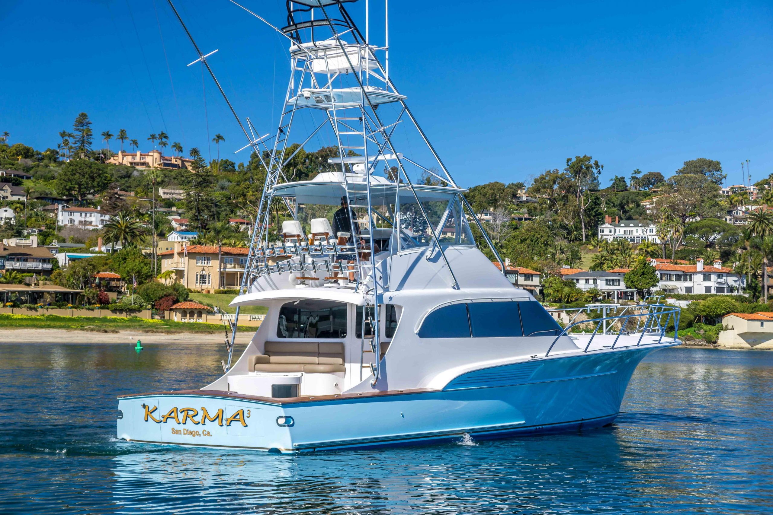 KARMA is a Sculley Custom Carolina Sportfisher Yacht For Sale in San Diego-0