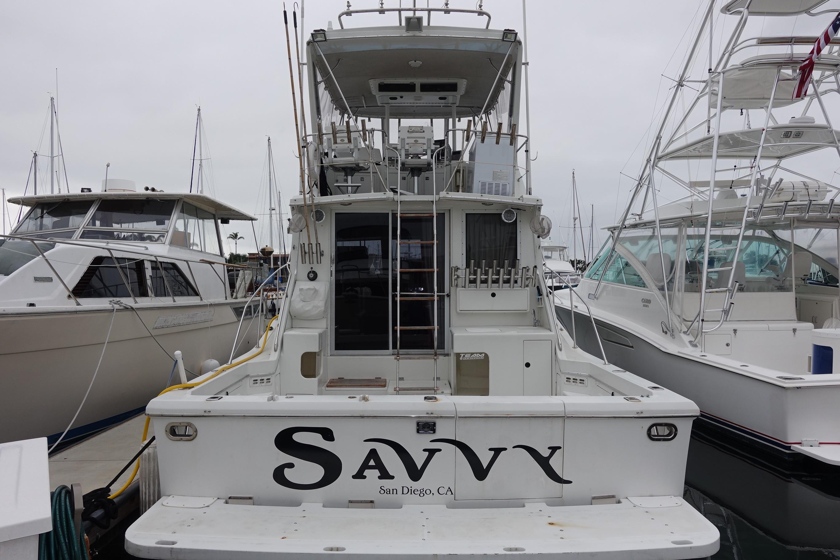 SAVVY is a Uniflite 48 Convertible Yacht For Sale in San Diego-0