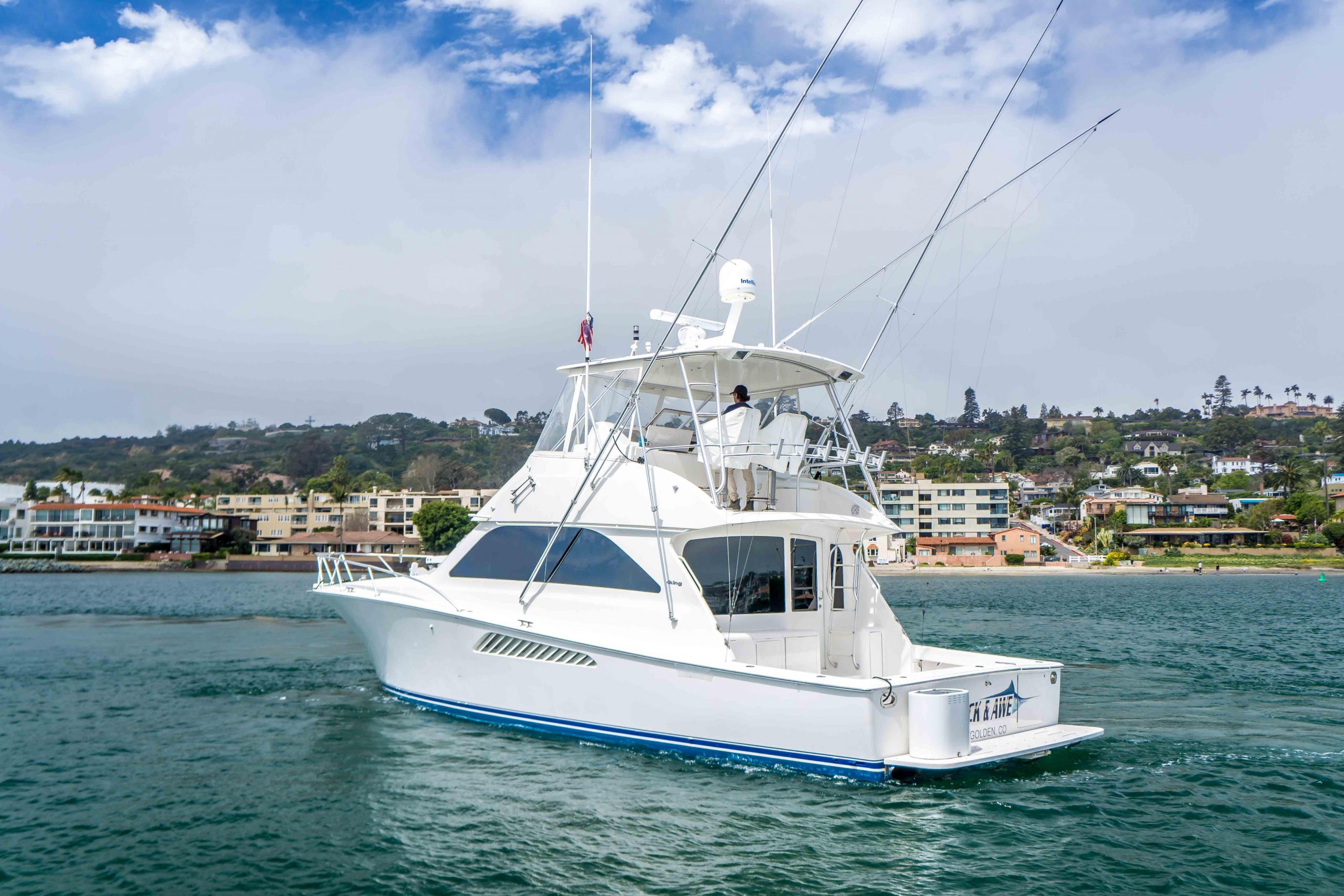 SHOCK AND AWE is a Viking Convertible Yacht For Sale in San Diego-0