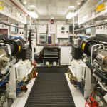 Hatteras 105 Raised Pilothouse Engine Room
