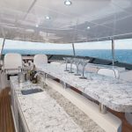 Hatteras 105 Raised Pilothouse Top Deck Forward