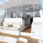 Hatteras GT45 Express No Top Seating