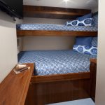 Hatteras GT70 Enclosed Bridge Guest Bunk Room