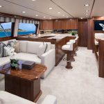 Viking Yachts 72 Enclosed Bridge Full Salon