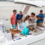 Boston Whaler 350 Realm Stern Grilling