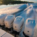 Boston Whaler 380 Outrage Engines Running