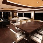 Ocean Alexander 135 Mega Yacht Dining