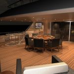 Ocean Alexander 155 Mega Yacht Dining