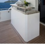 Ocean Alexander 118 Mega Yacht Deck bar