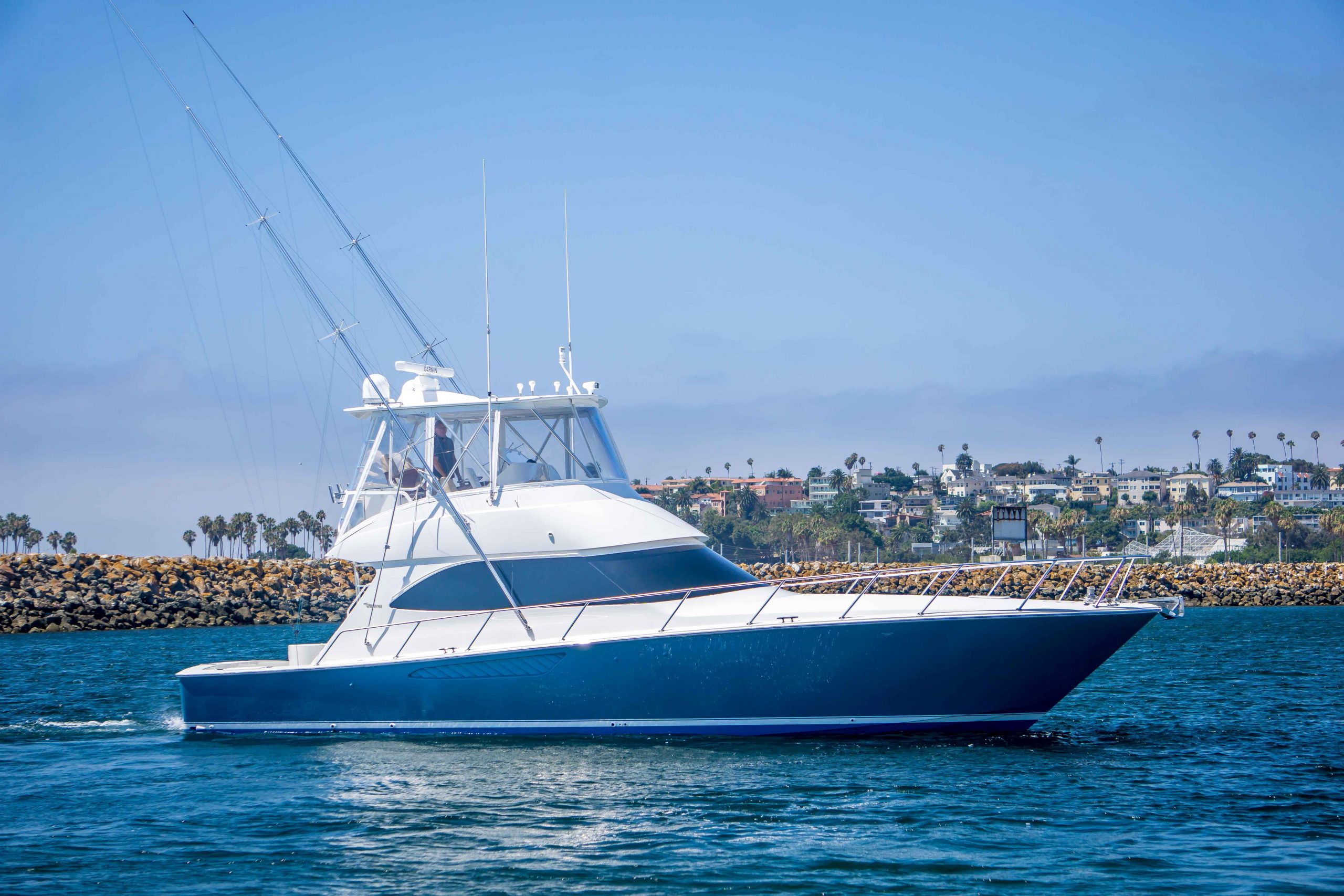 Lucky is a Viking 46 Convertible Yacht For Sale in San Pedro-0