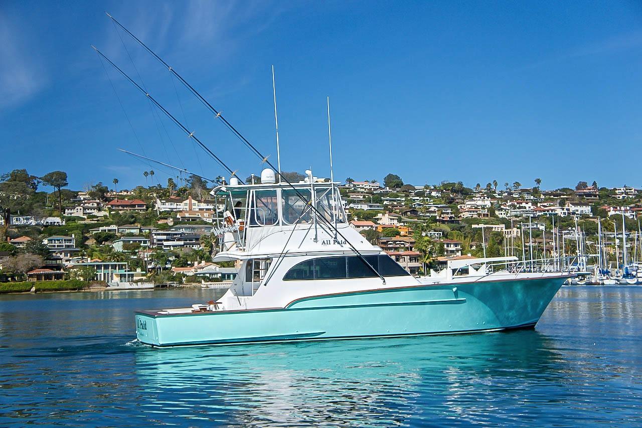 Heritage is a Custom Carolina 54 Convertible Yacht For Sale in San Diego-0