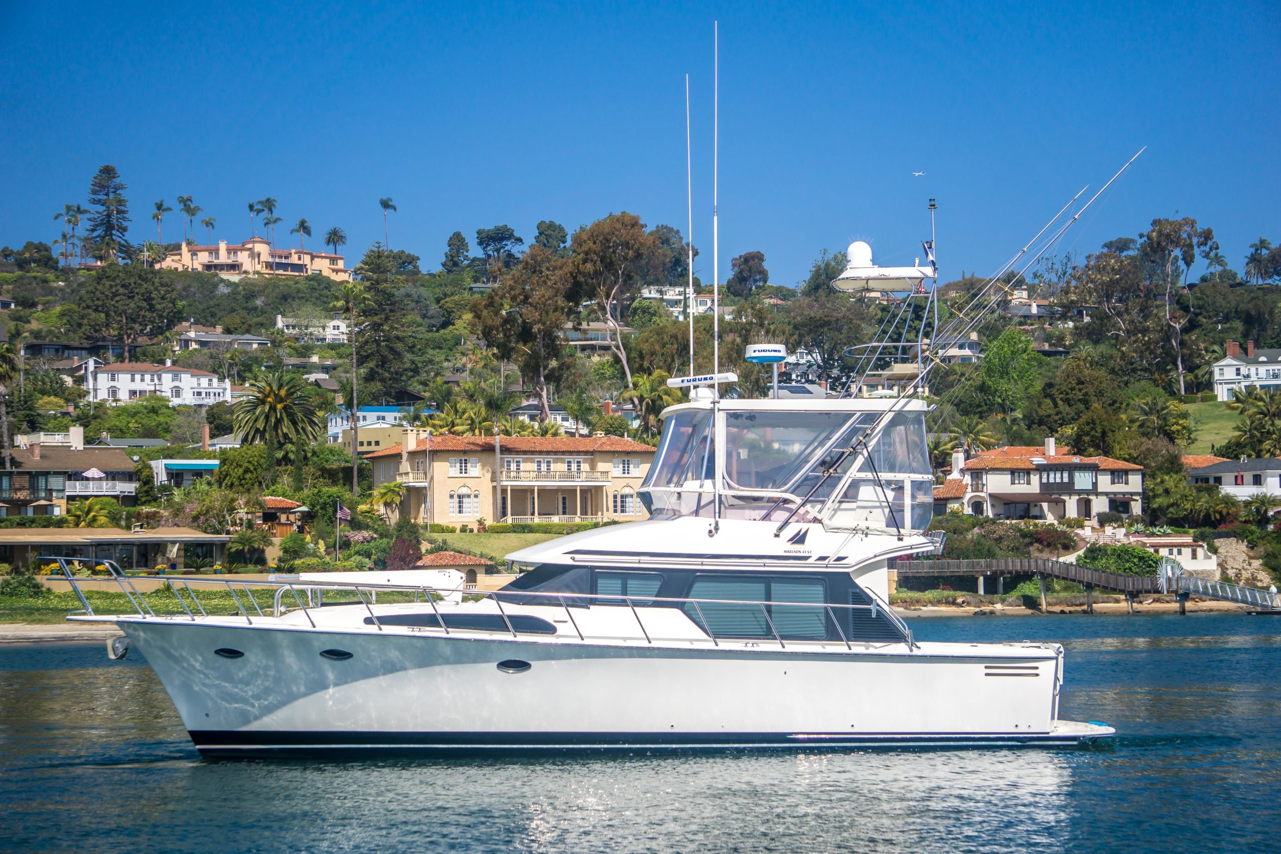 Jilly Bean is a Mikelson 43 Sportfisher Yacht For Sale in San Diego-0