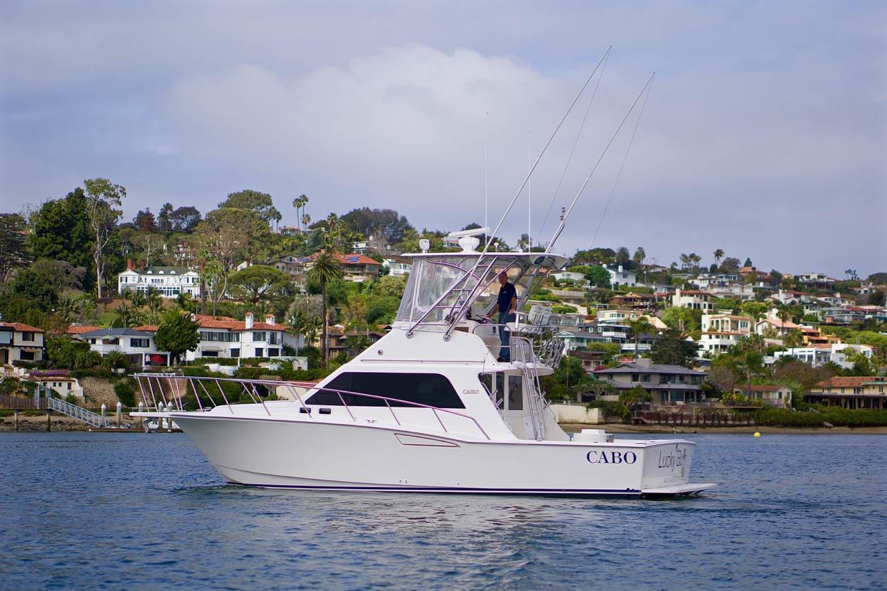 LUCKY BUM is a Cabo Flybridge Yacht For Sale in San Diego-0
