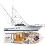 REEL CAST is a Cabo 48 Flybridge Yacht For Sale in Cabo San Lucas-33